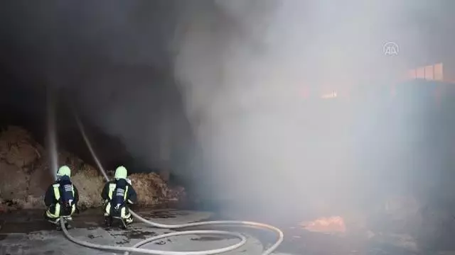 İplik fabrikasında yangın çıktı İplik fabrikasında yangın çıktı
