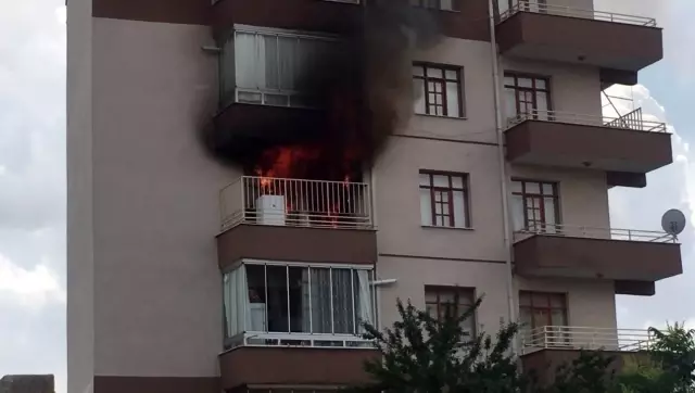 Konya'da yangın paniği