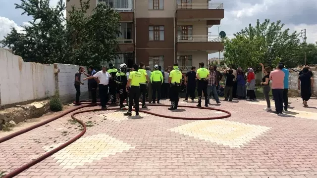 Konya'da yangın paniği