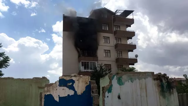 Konya'da yangın paniği