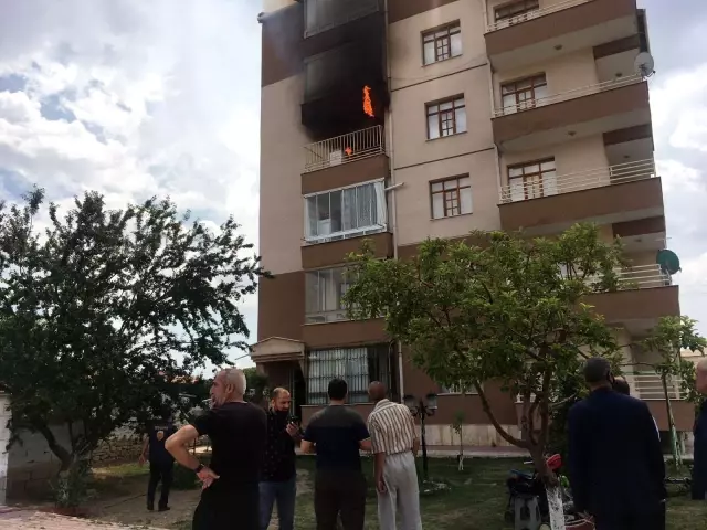 Konya'da yangın paniği