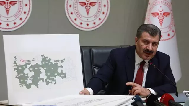 Son Dakika: Sağlık Bakanı Koca, illere göre haftalık vaka haritasını paylaştı! İstanbul'daki düşüş sürüyor Son Dakika: Sağlık Bakanı Koca, illere göre haftalık vaka haritasını paylaştı! İstanbul'daki düşüş sürüyor