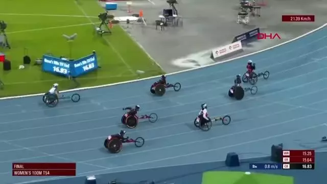 SPOR Para milli atlet Zübeyde Süpürgeci rekorla birinci oldu