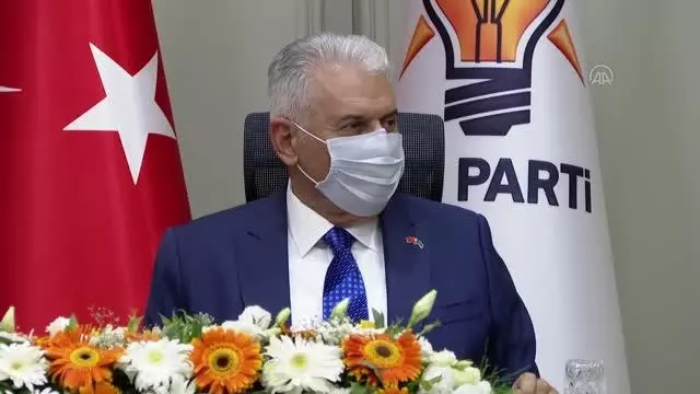 AK Parti Genel Başkanvekili Yıldırım Yeni Azerbaycan Partisi heyeti ile görüştü