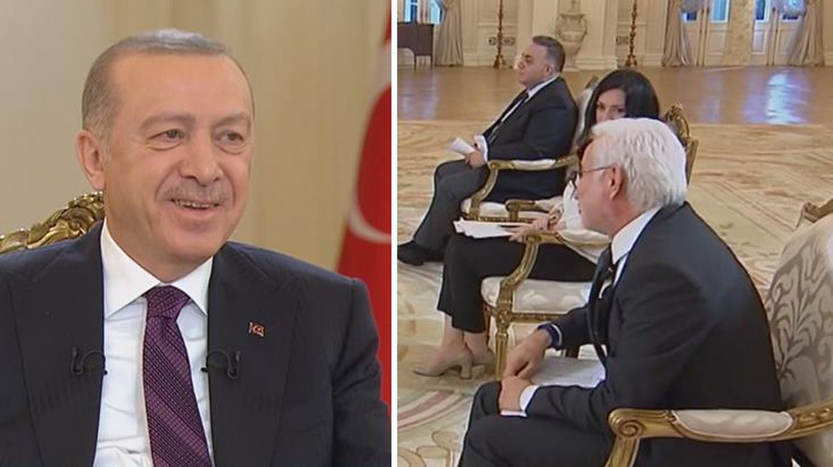 Cumhurbaşkanı Erdoğan'ın konuk olduğu canlı yayına damga vuran soru