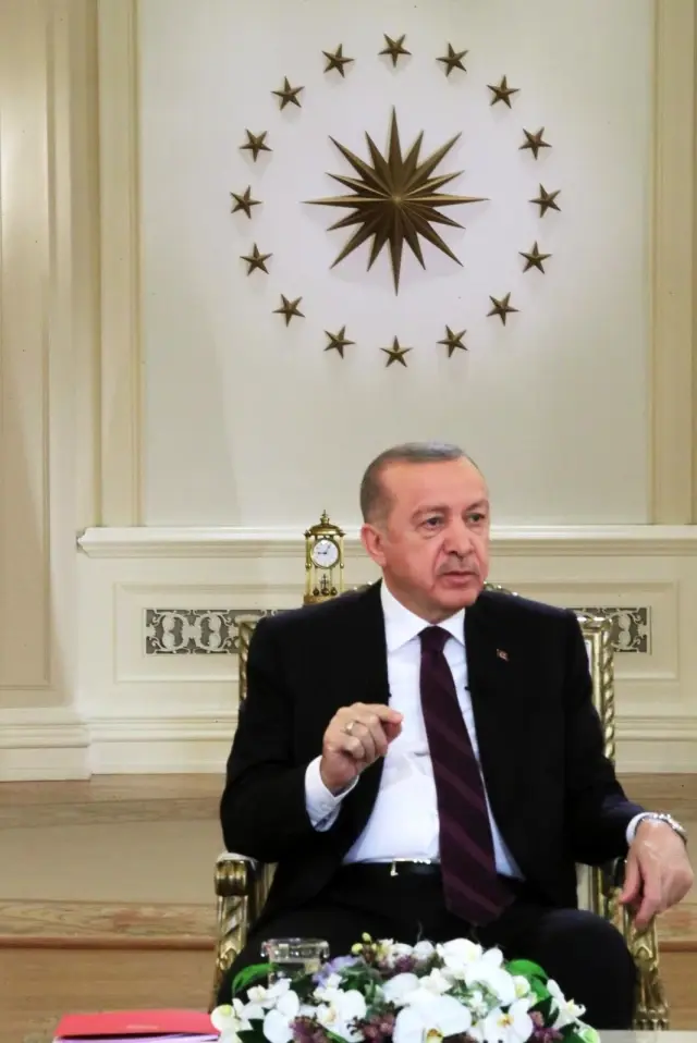 Son dakika haber! Cumhurbaşkanı Erdoğan'ın TRT Yayınında dikkat çeken detay