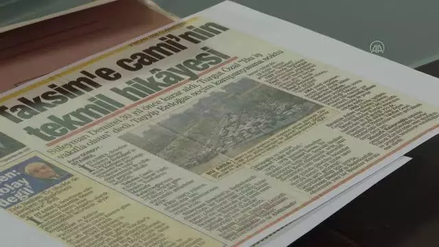 Dedesinin 41 yıl önce Taksim'e cami yaptırmak için verdiği çabanın sonuçlanmasının sevincini yaşıyor