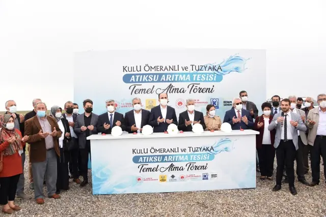 Son dakika haberleri: Konya'da Tuz Gölü'nün korunması için 4 yatırımın temeli atıldı