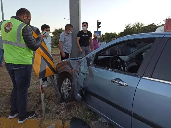 Manisa'da 3 araçlı zincirleme kaza: 3 yaralı