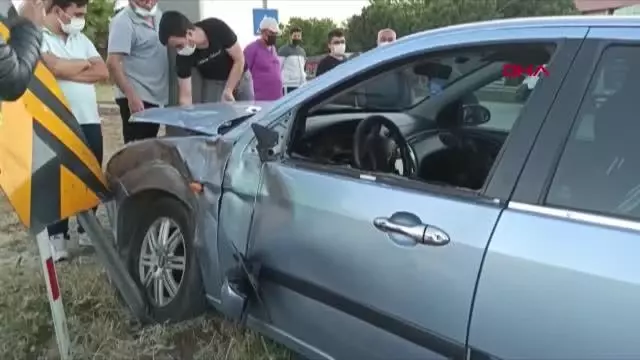 Manisa'da 3 araçlı zincirleme kaza: 3 yaralı