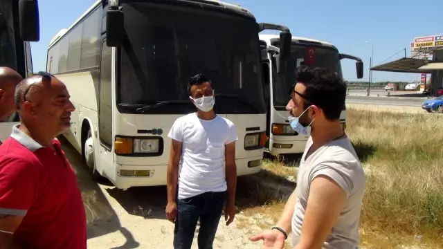 100 liralık kablo çalmak için otobüslere 15 bin TL'lik zarar verdiler