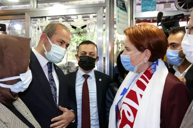 Akşener, Safranbolu'da esnafları ziyaret etti