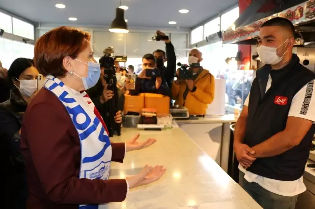 Akşener, Safranbolu'da esnafları ziyaret etti