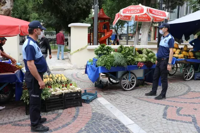 Edirne'de zabıta ve polisten Kovid-19 denetimi Edirne'de zabıta ve polisten Kovid-19 denetimi