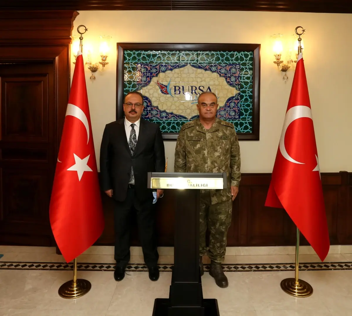Eğitim ve Doktrin Komutanı Korgeneral Yayla, Vali Canbolat'ı Ziyaret Etti