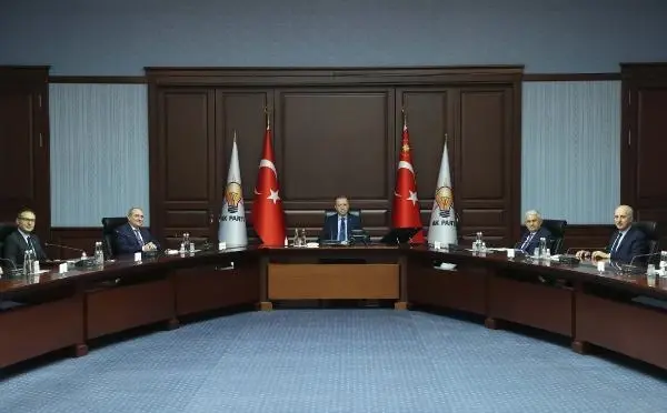 Erdoğan, Yeni Azerbaycan Partisi heyetini kabul etti Erdoğan, Yeni Azerbaycan Partisi heyetini kabul etti