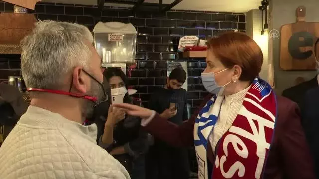 İYİ Parti Genel Başkanı Akşener, esnaf ziyaretinde bulundu (2)