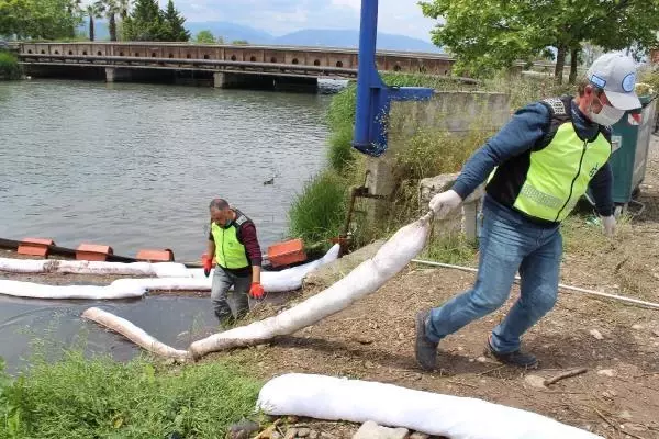 KOCAELİ İZMİT KÖRFEZİ'NE DÖKÜLEN DERELERDE BARİYERLİ ÖNLEM