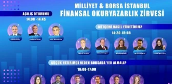 Milliyet ve Borsa İstanbul'dan 'Finansal Okuryazarlık Zirvesi'