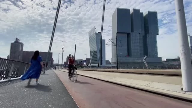 ROTTERDAM - Hollandalıların yaşam tarzı: 'Bisiklet'