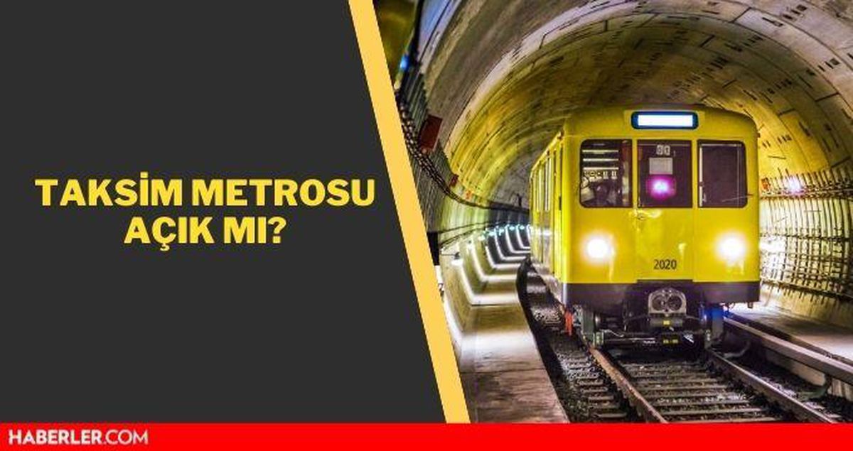 Taksim metro açık mı? Taksim metrosu açıldı mı? Taksim Kabataş Füniküler Hattı neden kapatıldı?