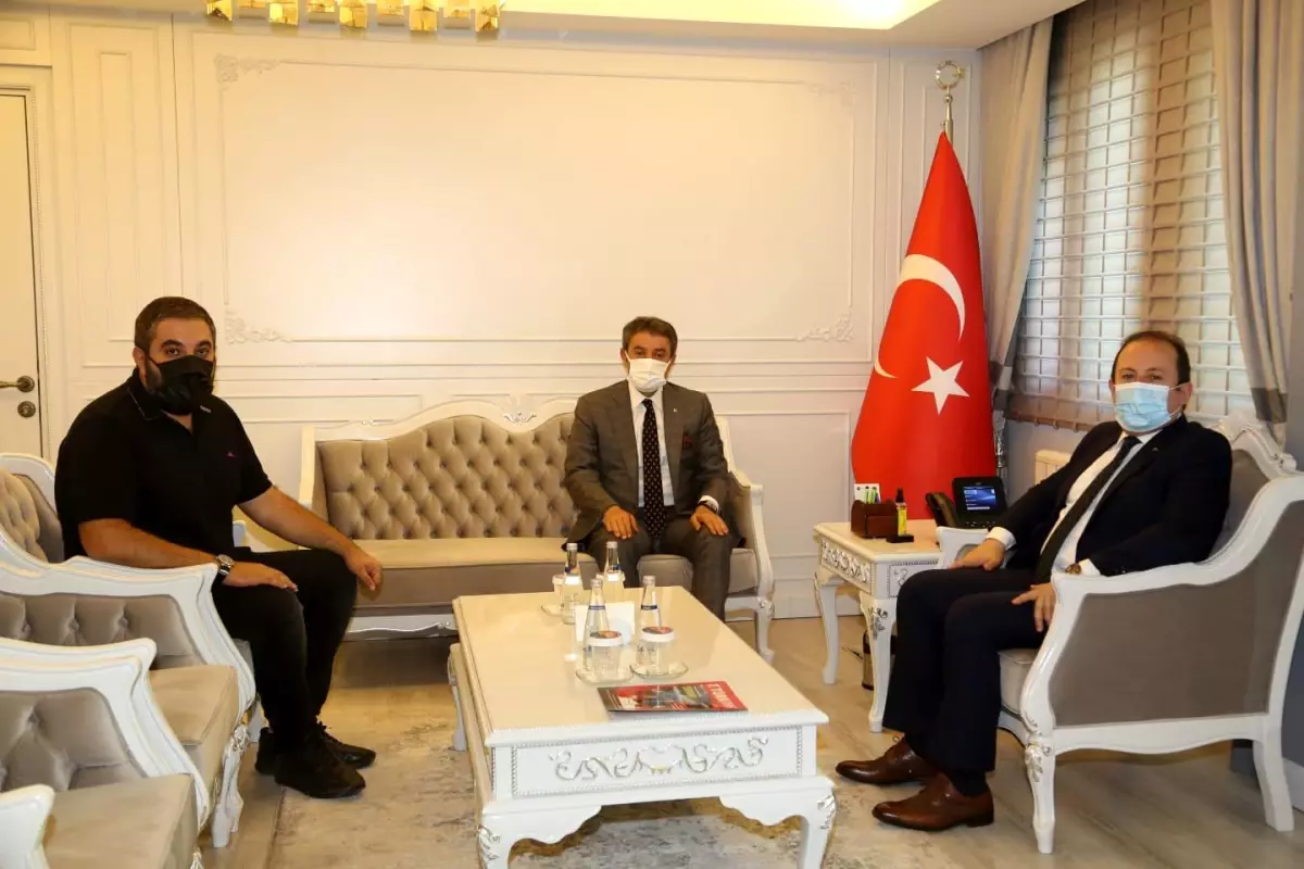 Vali Ali Hamza Pehlivan Şırnaklı İş Adamı Arslan Tatar ile Görüştü