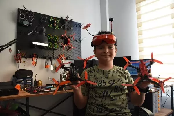 KÜTAHYA 11 YAŞINDAKİ DORUK, DRON TASARIMIYLA TEKNOFEST FİNALİNDE