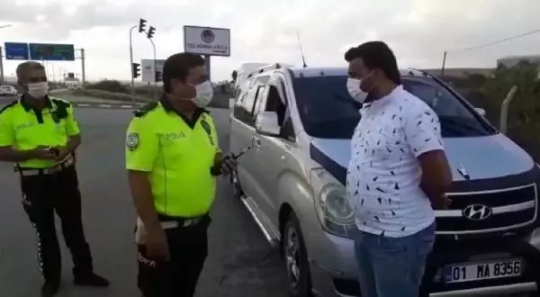 Adana'da 8 kişilik minibüste 14 yolcu Adana'da 8 kişilik minibüste 14 yolcu