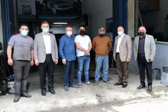 Başkan Tavlı, Sanayi Esnafını Ziyaret Etti