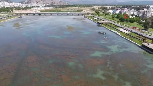 Boğaçayı'nda temizlik çalışması Boğaçayı'nda temizlik çalışması