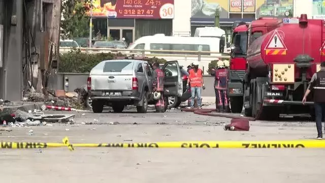 Başkentte kimyasal madde üreten merkezde çıkan yangında 38 iş yeri zarar gördü