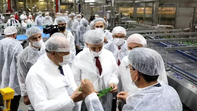 Türk Kızılay Erzincan Mineralli Su İşletmesi'nde yeni üretim hattı açılarak kapasite artırıldı