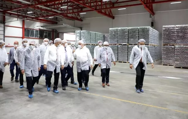 Türk Kızılay Erzincan Mineralli Su İşletmesi'nde yeni üretim hattı açılarak kapasite artırıldı