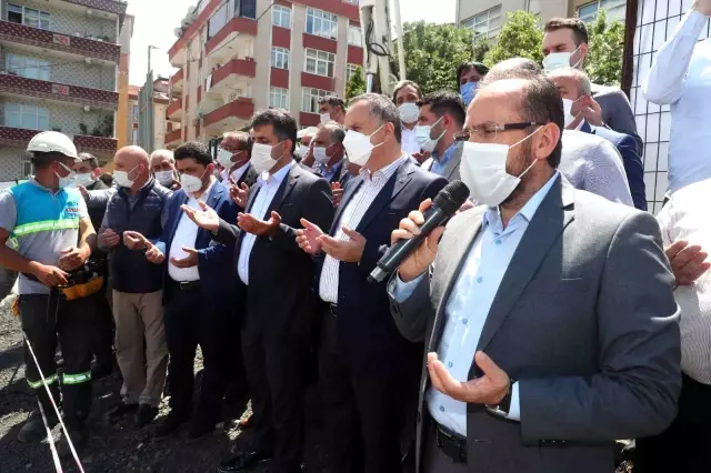 Küfeki taşından yapılacak olan Medine Camii'nin temeli atıldı