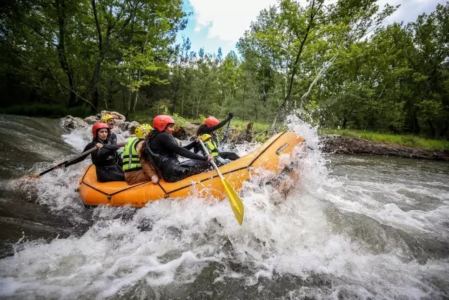 Marmara'nın rafting parkuru Orhaneli'de açıldı