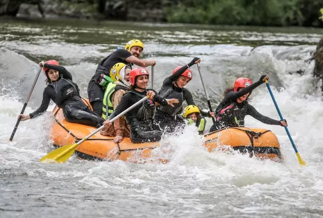 Marmara'nın rafting parkuru Orhaneli'de açıldı