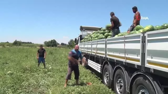 Dev karpuzlarla idman yapıp dünya şampiyonasına hazırlanıyor Dev karpuzlarla idman yapıp dünya şampiyonasına hazırlanıyor