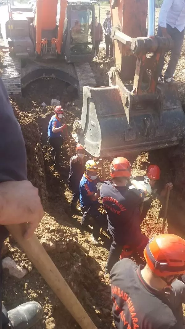 Kahramanmaraş'ta göçük altına kalan işçi öldü 2