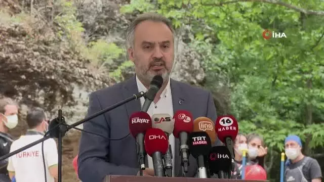 Marmara'nın rafting parkuru Orhaneli'de açıldı