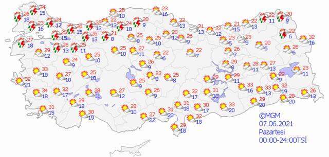 Meteoroloji Genel Müdürlüğü son tahminlerini paylaştı! Yağmurlar geliyor, güneşe hasret kalacağız