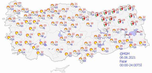 Meteoroloji Genel Müdürlüğü son tahminlerini paylaştı! Yağmurlar geliyor, güneşe hasret kalacağız