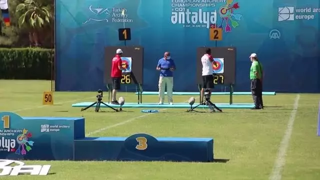 Milli okçu Yakup Yıldız, makaralı yayda Avrupa şampiyonu oldu Milli okçu Yakup Yıldız, makaralı yayda Avrupa şampiyonu oldu