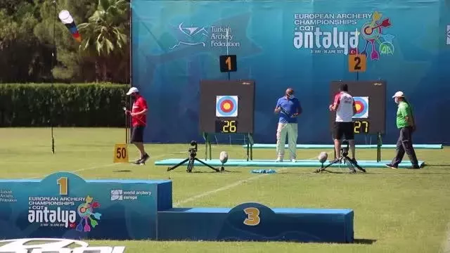 Milli okçu Yakup Yıldız, makaralı yayda Avrupa şampiyonu oldu Milli okçu Yakup Yıldız, makaralı yayda Avrupa şampiyonu oldu