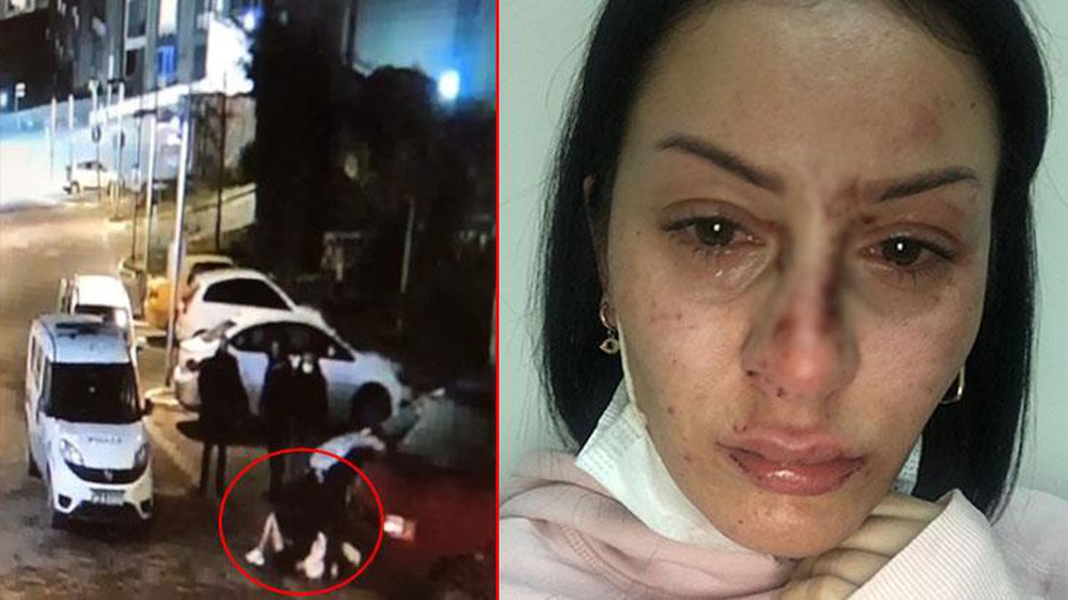 Sokak ortasında polisin genç kadına darp görüntülerine Emniyet'ten açıklama geldi: Alkollüydü, çantayla görevlilere saldırdı