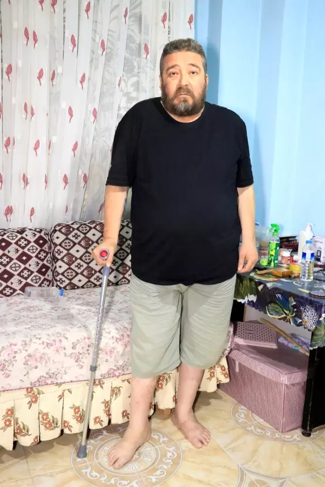 Vinçten düşen 5 çocuk babası operatör, çocuklarına bakabilmek için 3 tekerlekli motosiklet istiyor
