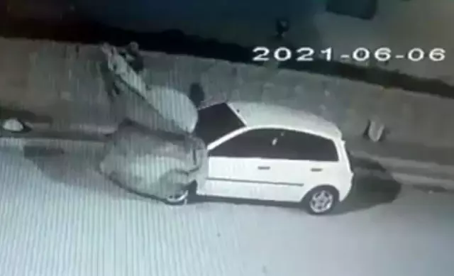 Hırsızın rahatlığını alarm bile bozamadı Hırsızın rahatlığını alarm bile bozamadı