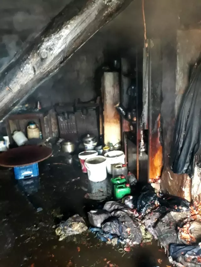 Ağrı'da korkutan yangın Ağrı'da korkutan yangın