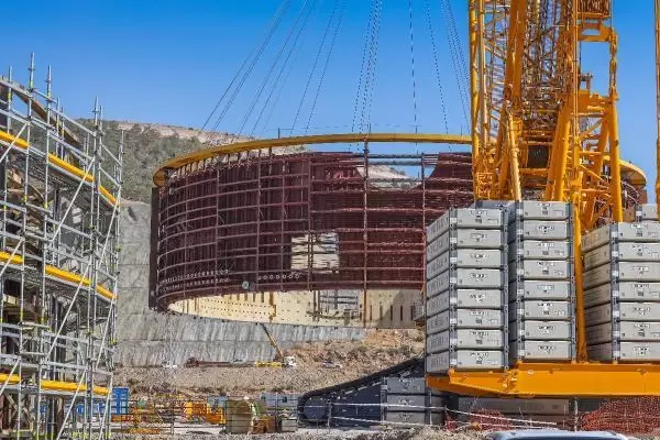 Akkuyu Nükleer Güç Santrali'nin birinci güç ünitesinde çalışmalar sürüyor