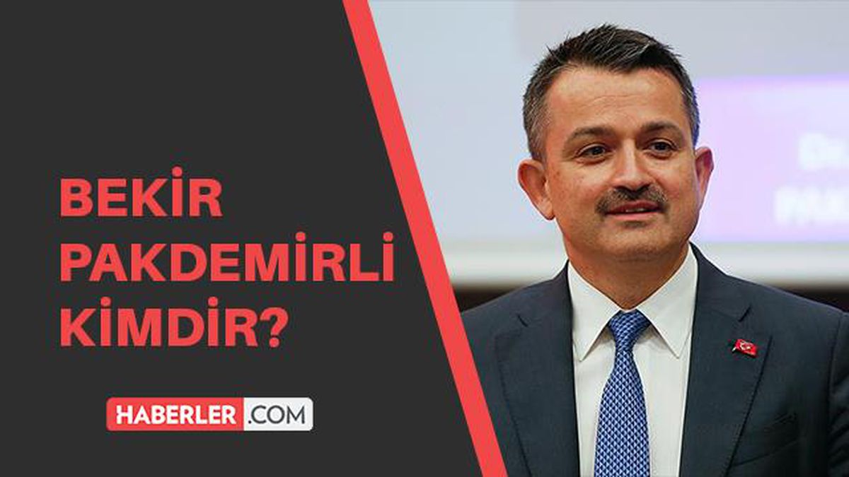 Bekir Pakdemirli kimdir? Tarım ve Orman Bakanı Bekir Pakdemirli kaç yaşında, aslen nerelidir?