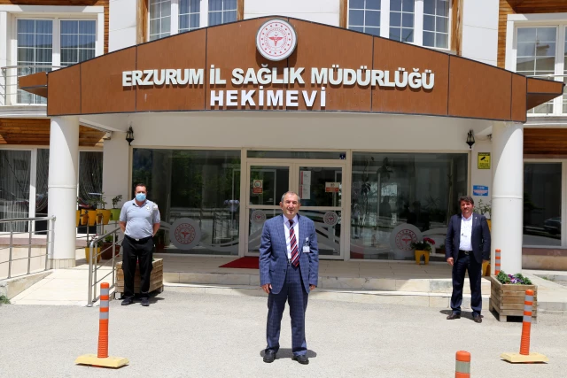 Erzurum'da hizmet veren hekimevi salgın döneminde Kovid-19 savaşçılarına rahat nefes aldırıyor